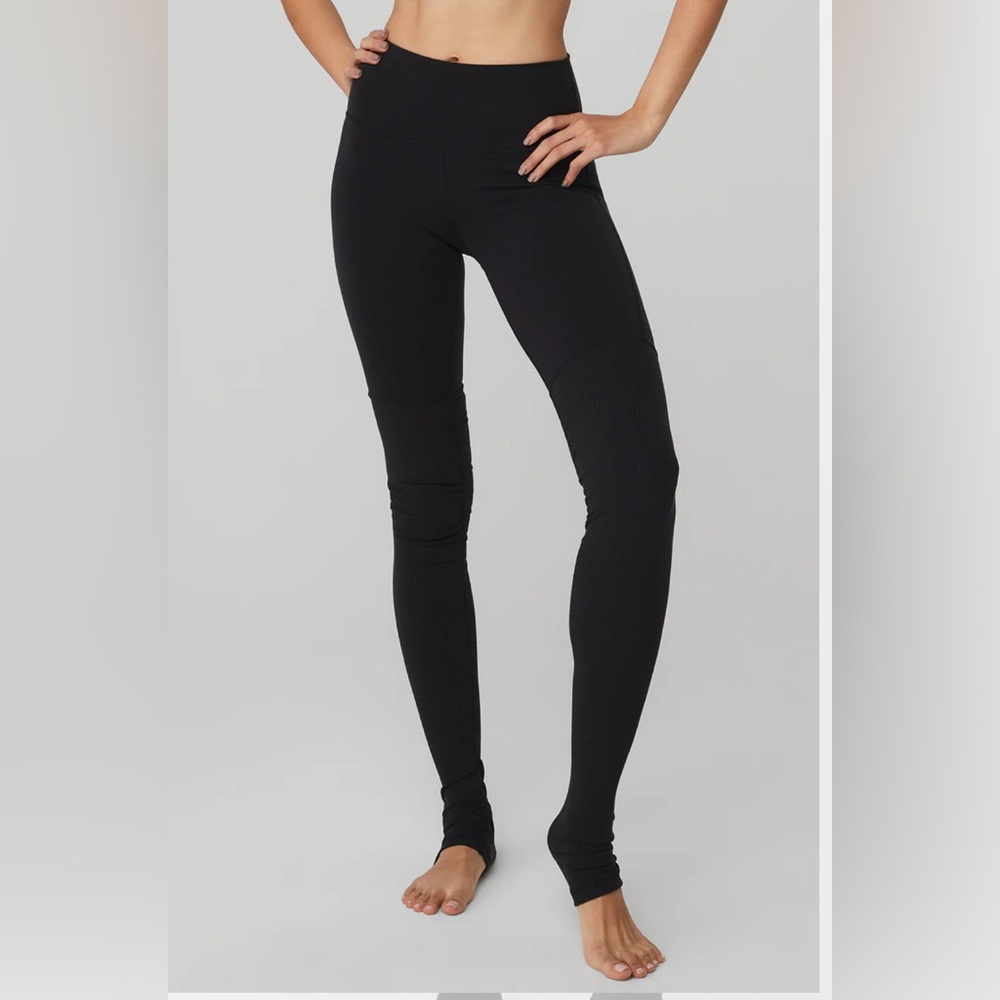 NWT ALO Yoga Black High-Waist Goddess Legging